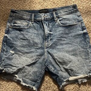 Lucky Brand Women’s Distressed Blue Jean Shorts